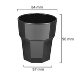 Wine glass Ibiza 26 cl Black