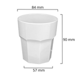 2x Wijnglas Ibiza 26cl Wit