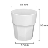 2x Wijnglas Ibiza 26cl Wit