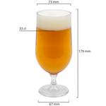 2x Bierglas Leipzig 42cl