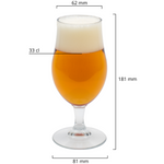 2x Bierglas Glasgow 40cl